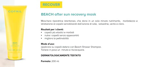 Cotril Beach 2022 - Kit de champú Hair&Body 300 ml, Afrwe Sun Recovery Mask 200 ml, Sun protective Milk for Hair 150 ml