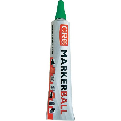 CRC 30162-AB - MARKER BALL Marcador de pintura permanente con bola de acero. Verde 50 ml