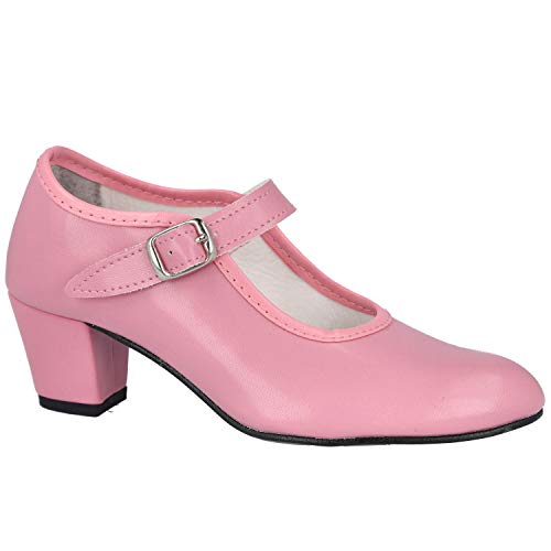 Creaciones PASOS DE BAILE 15 Zapatos Flamenca - Sintético para: Mujer Color: Rosa Talla: 36