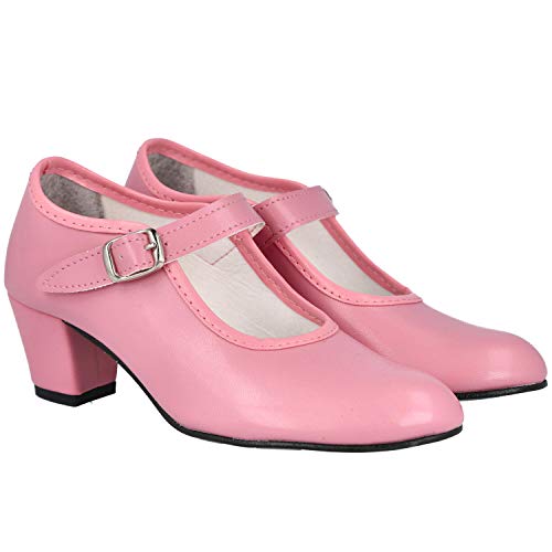 Creaciones PASOS DE BAILE 15 Zapatos Flamenca - Sintético para: Mujer Color: Rosa Talla: 36