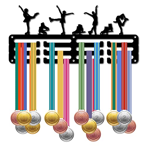 CREATCABIN - Soporte para Medallas de Patinaje sobre Hielo, Colgador de Medallas, Estante de Exhibición de Metal para Deportes, Hierro para Colgar, Decoración de Montaje Pequeño, Premios para Pared