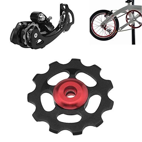 Create Idea 2 ruedas de bicicleta MTB 11T negro RS con rodamiento de polea para bicicleta de velocidad