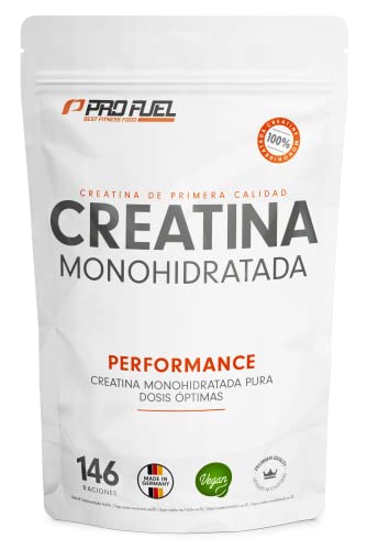 Creatina monohidratada en polvo 500g - calidad micronizada - óptimamente dosificada - creatina pura en polvo sin aditivos - 100% vegana - para 146 dias