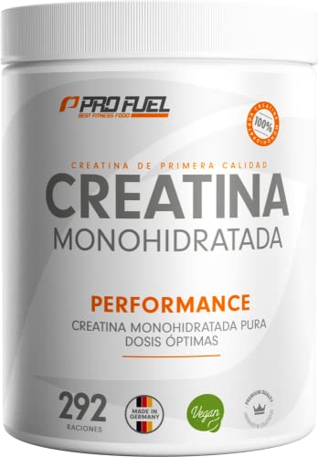 Creatina pura monohidratada en polvo 1kg / 1000g - calidad micronizada - óptimamente dosificada - sin aditivos - 100% vegana - para 292 dias