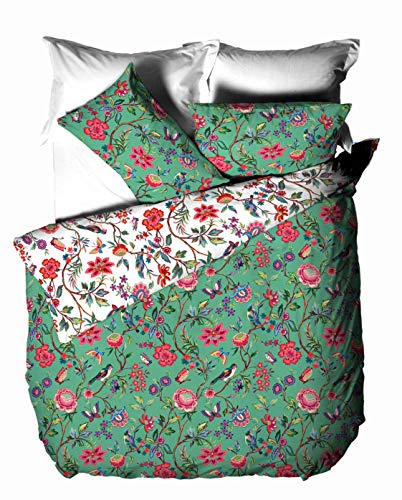 Creative Cloth Creativa De Tela Pomelo Duvet Set, Polialgodón, Verde Verde, Single, algodón poliéster, 1 pieza, Single