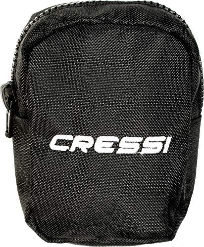 Cressi Back Weight Pockets - Buceo peso bolsills, Negro