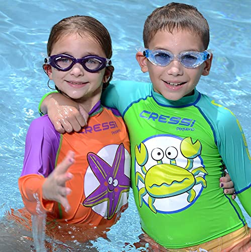 Cressi Swim King Crab - Gafas de Natación para Niños