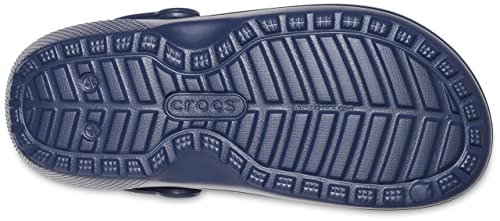 Crocs Classic Lined Clog, Zuecos Unisex adulto, Navy/Charcoal, 42/43 EU