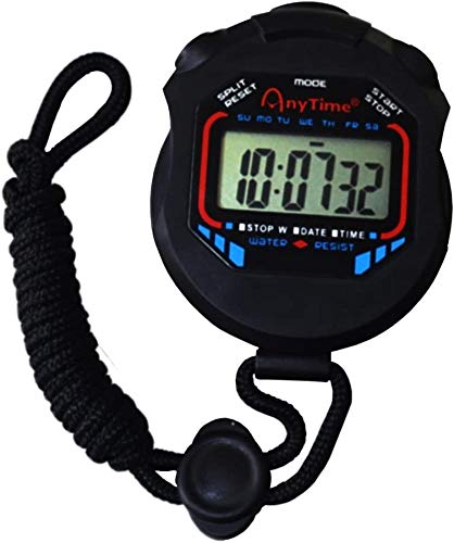 Cronómetro digital racing sports gym reloj detección bicicleta