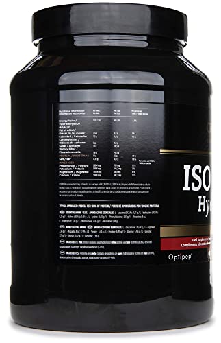Crown Sport Nutrition ISO Whey Hydrolyzed Optipep 90, Proteína de Suero de Leche Hidrolizada, Sabor de Chocolate - 918 g