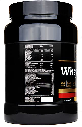 Crown Sport Nutrition Whey PROtein+ - Concentrado proteína suero de leche con aminoácidos Leucina y Glutamina con certificado antidoping Informed Sport (Bote de 848g, sabor wafer cookies)