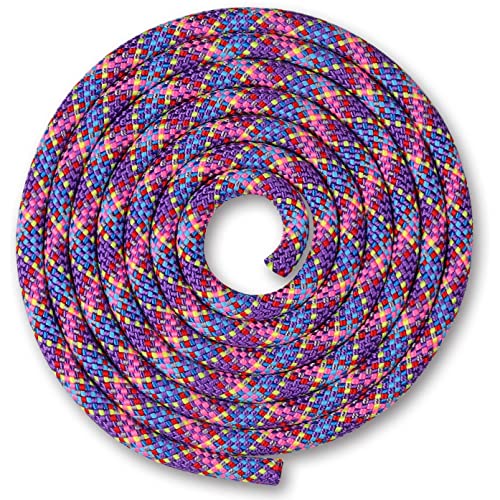 Cuerda para Gimnasia Ritmica 180 gr INDIGO 3m (Violeta-Verde-Amarillo-Rojo-Rosa-Azul Claro-Azul)