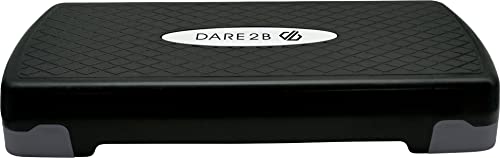 Dare 2b - Plataforma de Step Aerobics (Talla Única) (Negro, Blanco)