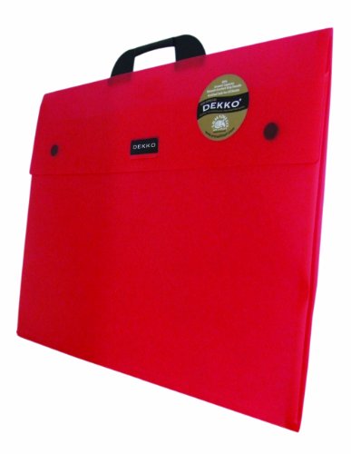 Dekko - Portafolios A2 con entretela, color rojo