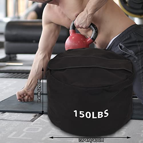 Dellx Sandbag Ajustable Heavy Duty Workout Sandbags Fitness Sandbags para levantamiento Ejercicio Culturismo 150LBS