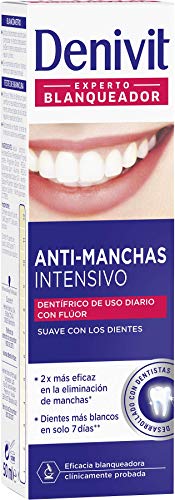 Denivit - Dentífrico anti-manchas intensivo- 50ml (pack de 12) Total: 600ml