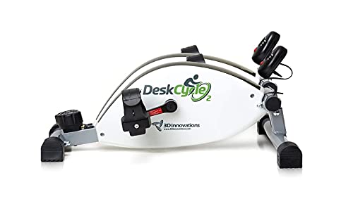 DeskCycle Nuevo - DeskCycle2 Altura Ajustable- Igual Que Nuestro Popular, DeskCycle2 Ejercicio de Perfil bajo y diseño de Primera Calidad para un de, Resistencia magnética Suave y silenciosa.