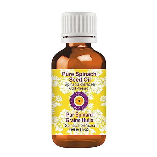 Deve Herbes Aceite de semilla de espinaca pura (Spinacia oleracea) 100% natural grado terapéutico prensado en frío 30ml (1.01 oz)