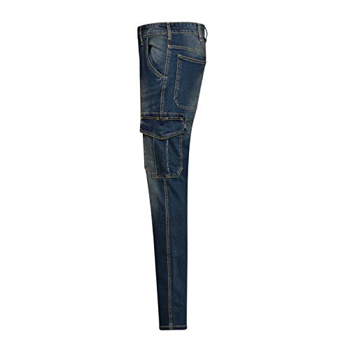 Diadora 702.172115 Pantalones Vaqueros Pant.Cargo Stone ISO 13688:2013, Lavado Dirty