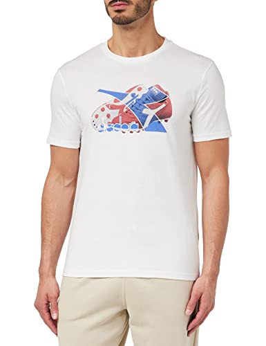 Diadora Camiseta SS Archive T-Shirt, Optical White, 3XL Hombres
