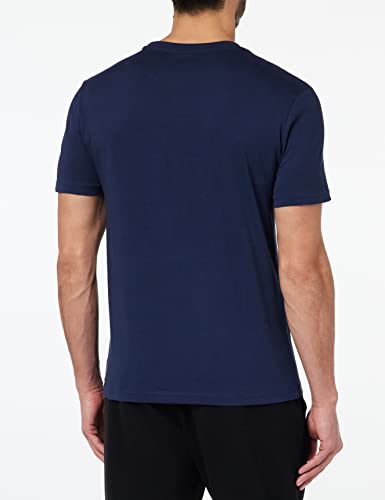 Diadora Camiseta SS Logo T-Shirt, Navy clásico, M Hombres
