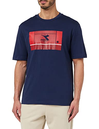 Diadora Camiseta SS Match Point, Navy clásico, L Hombres