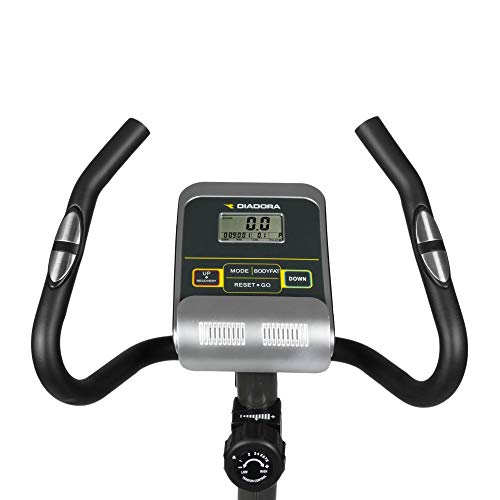 Diadora Fitness Vega - Bicicleta estática Unisex para Adulto, Color Plateado