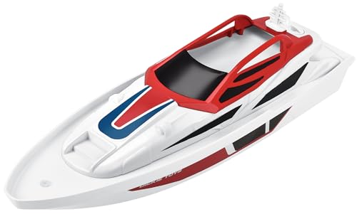 Dickie Toys - RC Sea Cruiser - Barco por Control Remoto para niños a Partir de 6 años, hasta 2 km/h, 100% RTR con Mando a Distancia de 2,4 GHz (201106003)