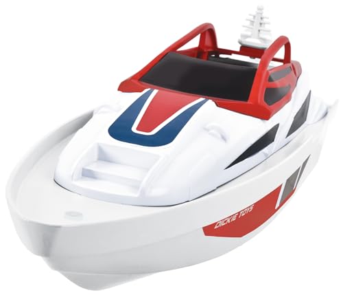 Dickie Toys - RC Sea Cruiser - Barco por Control Remoto para niños a Partir de 6 años, hasta 2 km/h, 100% RTR con Mando a Distancia de 2,4 GHz (201106003)