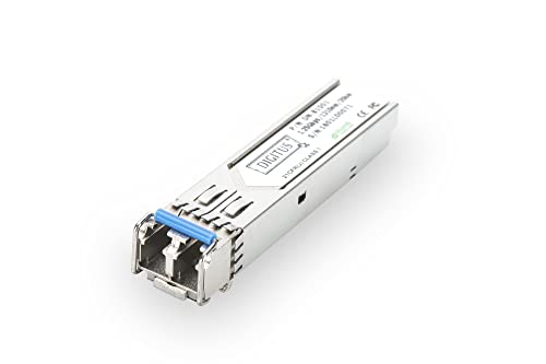 Digitus DN-81001 red modulo transceptor 1000 Mbit/s mini-GBIC Fibra óptica 1310 nm - Transceptor de red (1000 Mbit/s, mini-GBIC, SFP, IEEE 802.3z, Fibra óptica, 1310 nm)