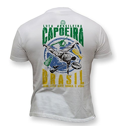 Dirty Ray Artes Marciales MMA Capoeira lucha brasileña camiseta hombre T-shirt K1 (S)
