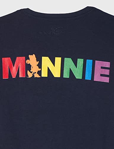Disney WODMICKTS134 Camiseta, Denim, M para Mujer