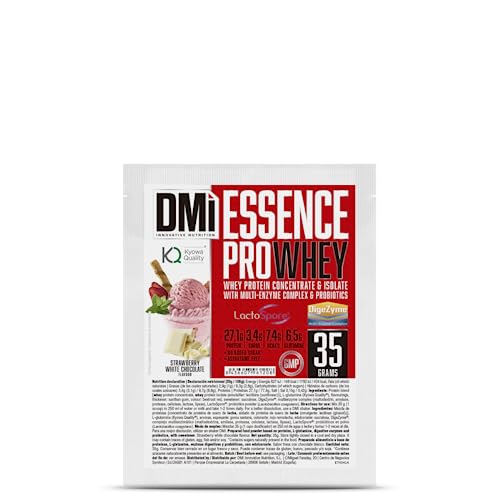 DMI Proteína ESSENCE PRO WHEY - Proteína de Suero con DigeZyme® y LactoSpore® (Multisabor, Test Pack)