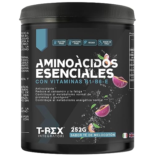 EAA Aminoácidos Esenciales Polvo con un mix de vitaminas B1, B6 y E. Suplemento indispensable para los deportistas. (Sin Aroma, 150 Tabletas)