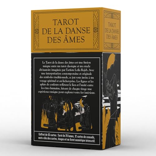 Ediciones Dusserre – Tarot de la Danza de Las Almas – Adivinatorio Tarot – 93 Cartas – Oráculo Adivinatorio – Cartomancia