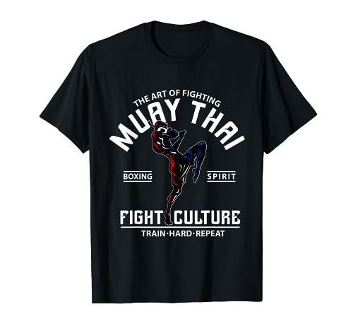 El arte de luchar contra la cultura de la lucha espiritual de boxeo Muay Thai Camiseta
