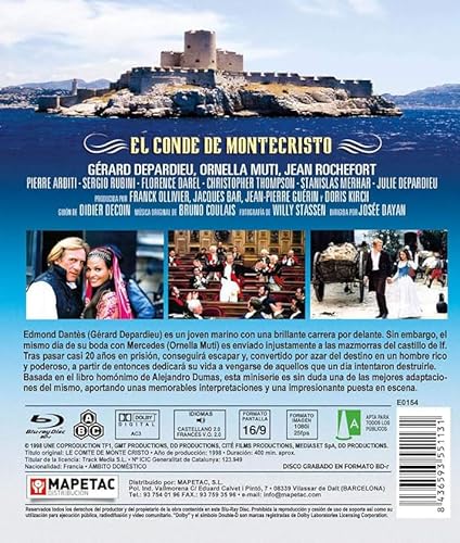 El Conde De Montecristo BdR (Le Comte De Monte Cristo) (Serie Completa) [Blu-ray]