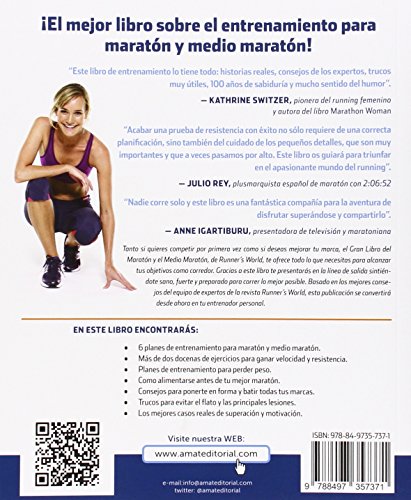 El gran libro del maratón y el medio maratón: Los mejores planes y consejos de entrenamiento, nutrición y salud (LO MEJOR DE TI)