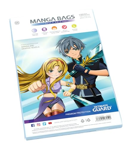 Êltimo Guardia UGD020011 - Manga Bags, Puede Volver a Cerrar, 100 Piezas