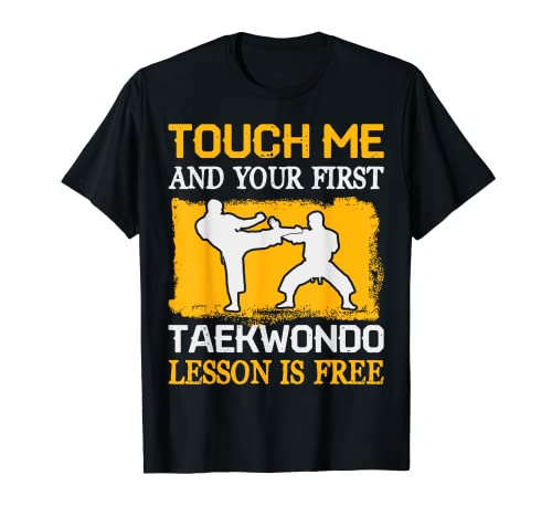 Entrenador de taekwondo para artes marciales divertido TKD para adultos y niños Camiseta