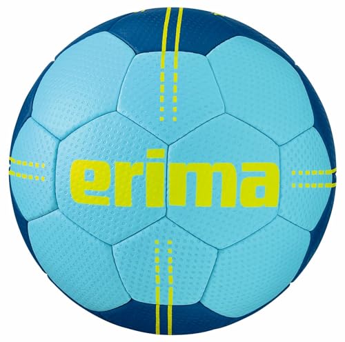 Erima Pure Grip N.º 4, Balonmano Unisex Youth, Green/amarillo, 0