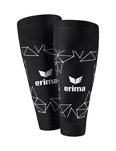 Erima Tube Sock 2.0 - Espinilleras (talla 1), color negro