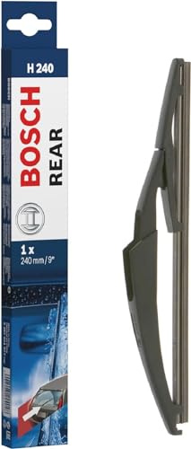 Escobilla limpiaparabrisas Bosch Rear H240, Longitud: 240mm – 1 escobilla limpiaparabrisas para la ventana trasera
