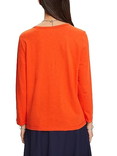 ESPRIT 083ee1k331 Camiseta, Naranja Brillante, XS para Mujer