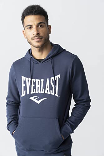 Everlast Deportes, Chaqueta con capucha de skateboarding para Hombre, Azul Marino, L