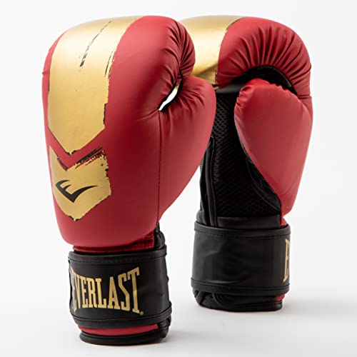 Everlast Guantes de Boxeo para ninos Prospect 2 Boxing, Rojo/Oro, 8oz