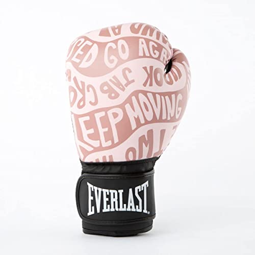 Everlast Unisex – Guantes de Boxeo para Adultos Spark Glove – Guantes de Entrenamiento, Color Rosa y Dorado, 10 oz
