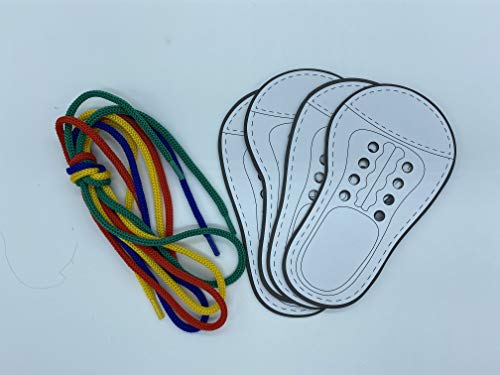 Falomir- Diseña Tus Zapatillas. Juego de Mesa Educativo para Practicar la psicomotricidad Fina. (30023)