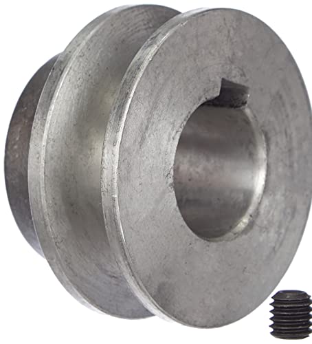Fartools 117230 - Polea (aluminio, diámetro: 50 mm, calibre: 24 mm) Negro