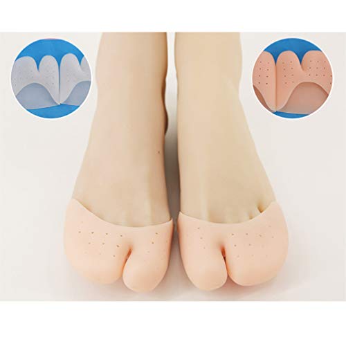 FARUTA 5 pares de balet danza zapatos de dedo del pie de las bolsas de silicona suave del dedo del pie del dedo del pie de los zapatos del ballet de